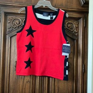 NWT Liz Claiborne/Crazy Horse petite XL knitted sweater Tank Tops